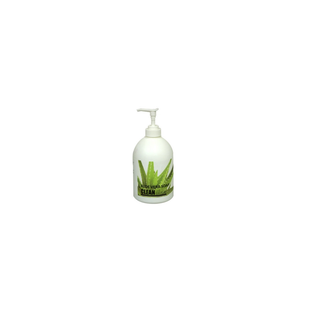 Produktbild för Handtvål Cleanline Aloe Vera lyxig krämtvål 0,5 ltr. med pum...