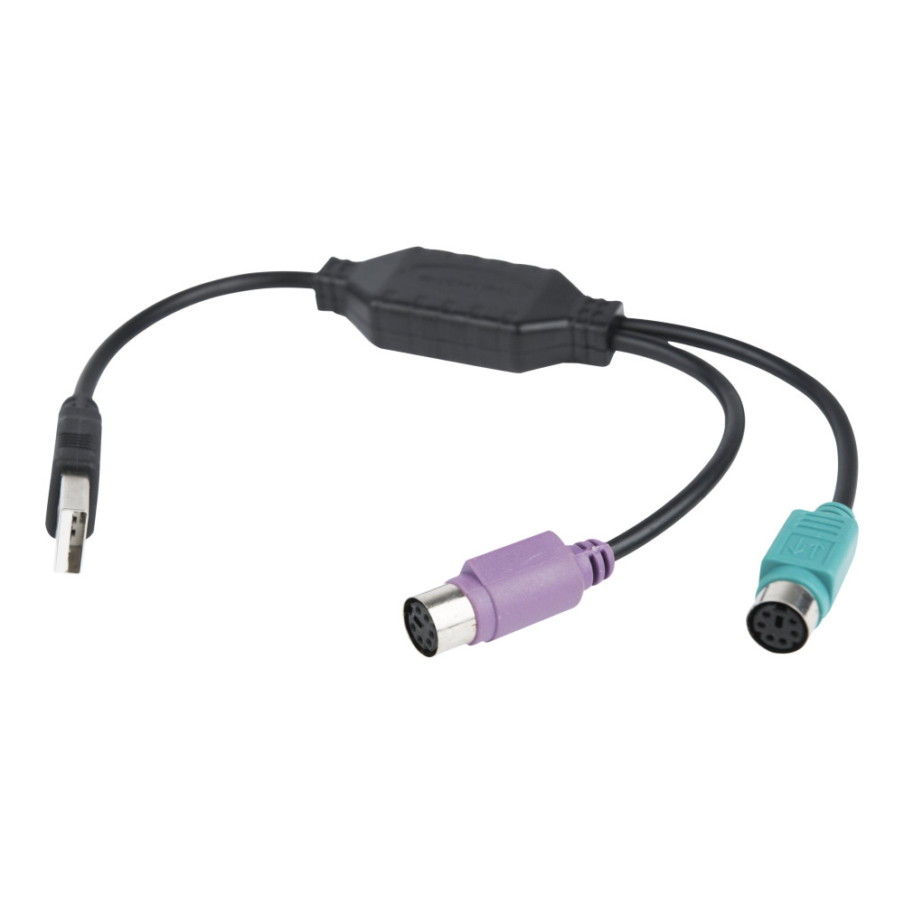 Produktbild för Gembird - adapter för tangentbord/mus - USB till PS/2 - 30 cm