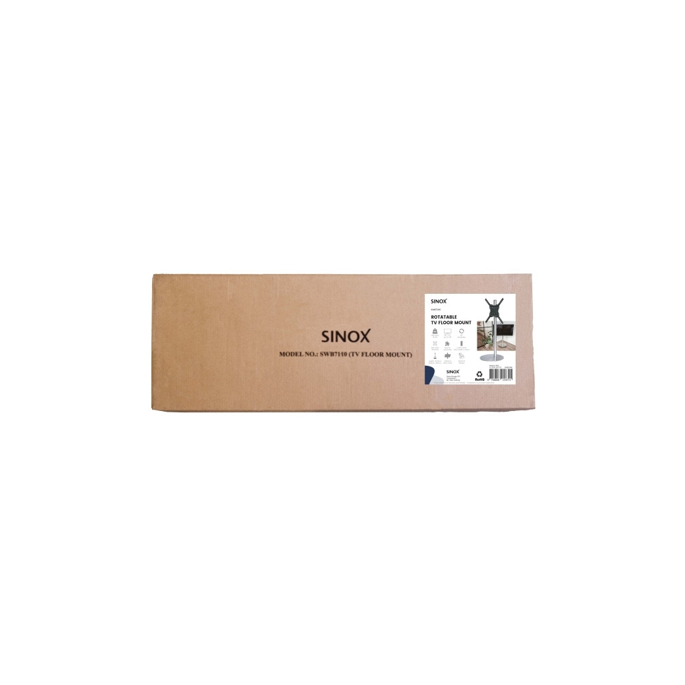 Produktbild för Sinox StandView ställ - för LCD-display - silver