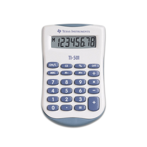 TEXAS INSTRUMENTS Texas Instruments TI-501, Ficka, Grundläggande, 8 siffror, B...