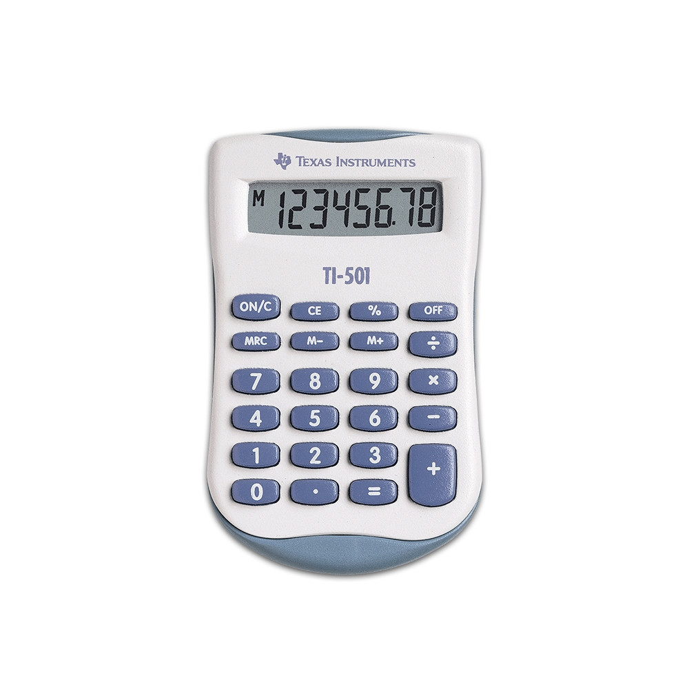 Produktbild för Texas Instruments TI-501, Ficka, Grundläggande, 8 siffror, B...