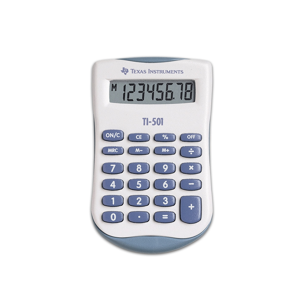 Produktbild för Texas Instruments TI-501, Ficka, Grundläggande, 8 siffror, B...