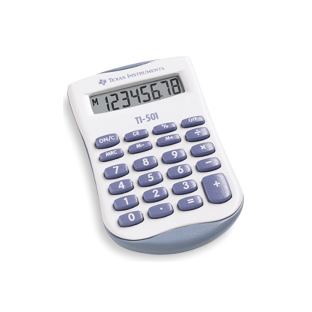 Produktbild för Texas Instruments TI-501, Ficka, Grundläggande, 8 siffror, B...