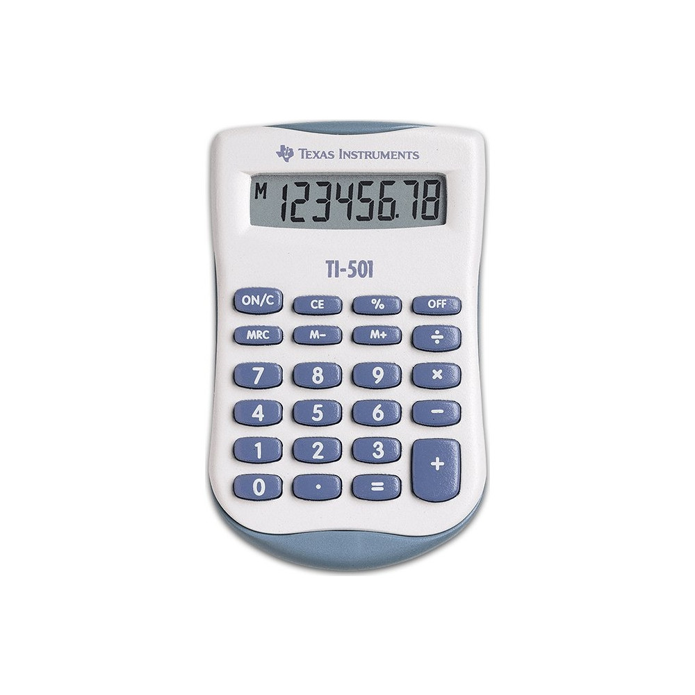 Produktbild för Texas Instruments TI-501, Ficka, Grundläggande, 8 siffror, B...