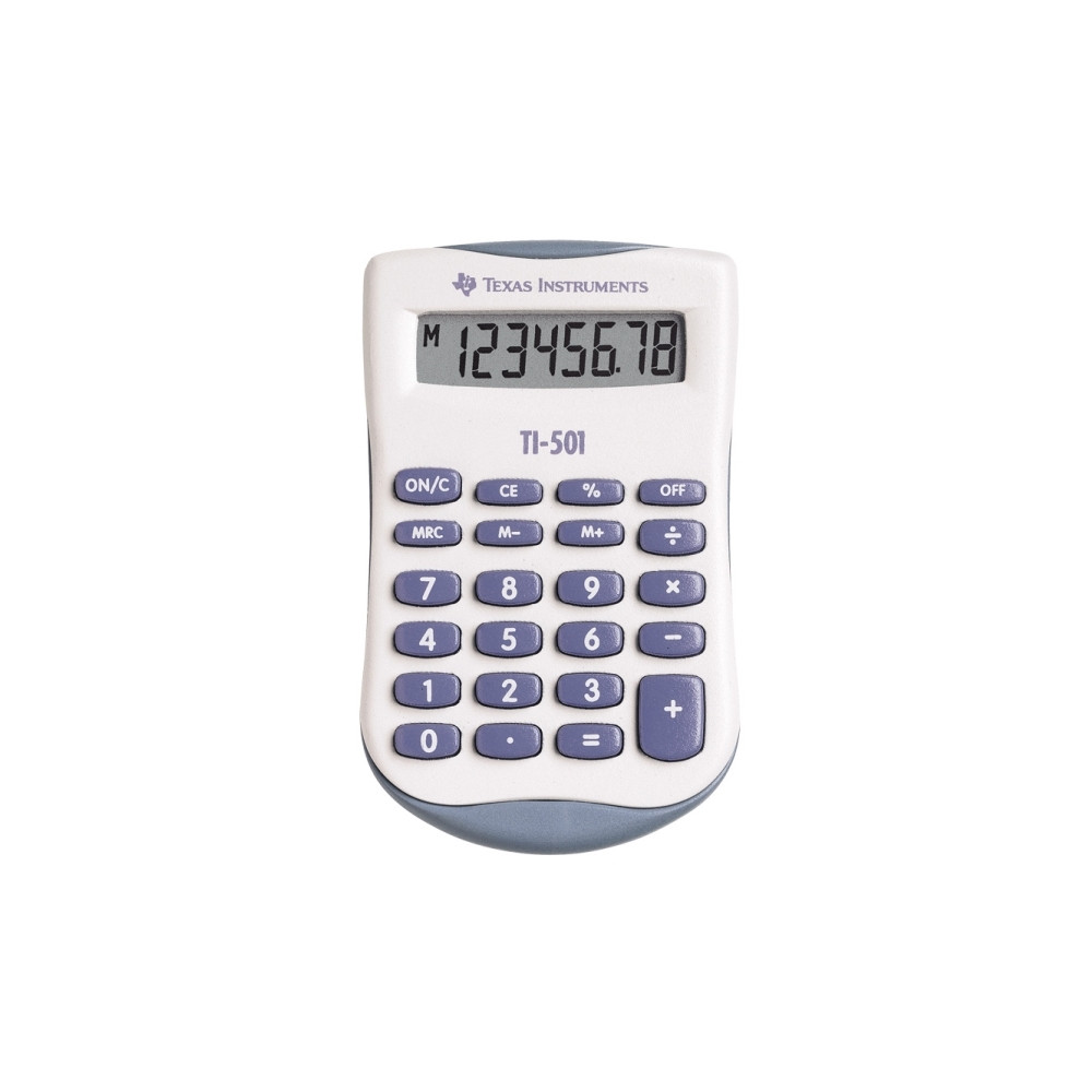 Produktbild för Texas Instruments TI-501, Ficka, Grundläggande, 8 siffror, B...