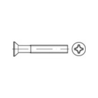 Produktbild för TOOLCRAFT TO-5431719 försänkta skruvar M3 12 mm krysspår Phi...