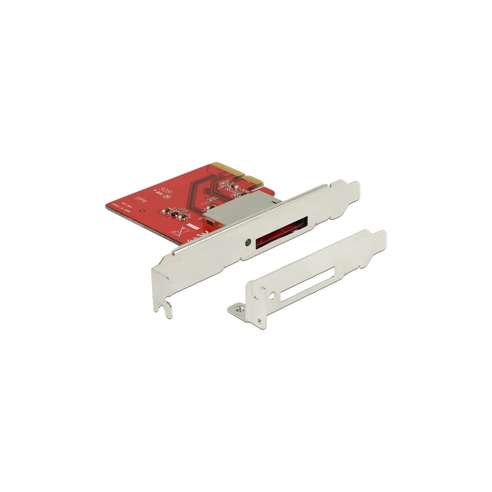Produktbild för Delock PCI Express > 1x external CFexpress slot - kortläsare - PCI Express x4 3.0