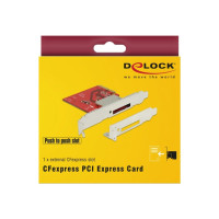 Produktbild för Delock PCI Express > 1x external CFexpress slot - kortläsare - PCI Express x4 3.0