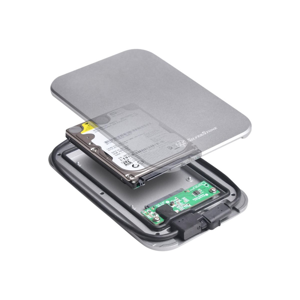 Produktbild för SilverStone Mammoth Series MMS02 - förvaringslåda - SATA 6Gb/s - USB 3.1 (Gen 2)