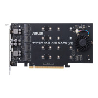 Produktbild för ASUS HYPER M.2 X16 CARD V2 - gränssnittsadapter - M.2 Card - PCIe 3.0 x16