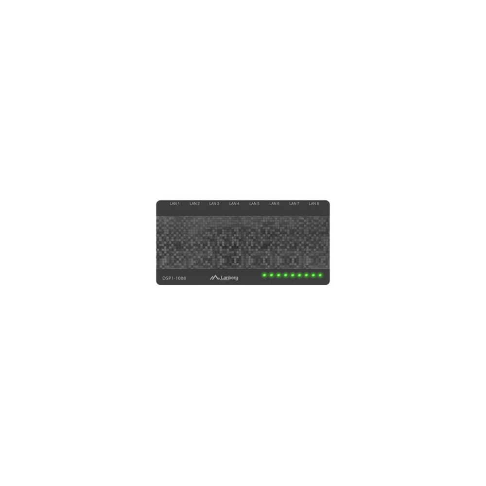 Produktbild för Lanberg DSP1-1008 - switch - 8 portar - ohanterad