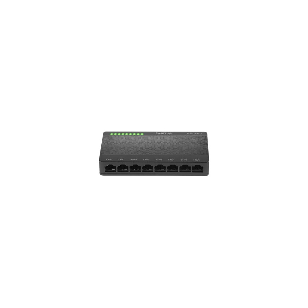 Produktbild för Lanberg DSP1-1008 - switch - 8 portar - ohanterad