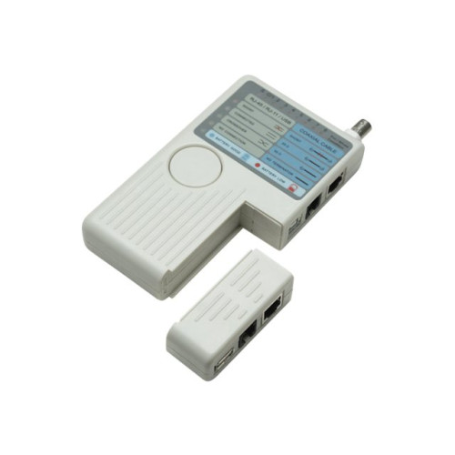 IC Intracom Intellinet 4-in-1 Cable Tester, RJ-11, RJ-45, USB and BNC, O...
