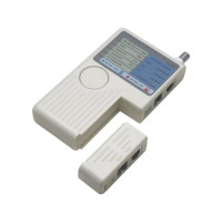 Produktbild för Intellinet 4-in-1 Cable Tester, RJ-11, RJ-45, USB and BNC, O...