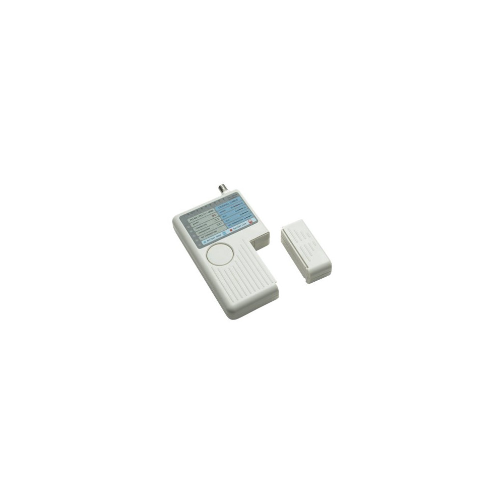 Produktbild för Intellinet 4-in-1 Cable Tester, RJ-11, RJ-45, USB and BNC, O...