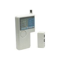 Produktbild för Intellinet 4-in-1 Cable Tester, RJ-11, RJ-45, USB and BNC, O...