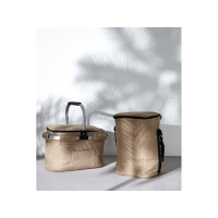 Produktbild för Bercato Cooler Smidig jute H35, B25x19 cm jute/nylon, naturf...