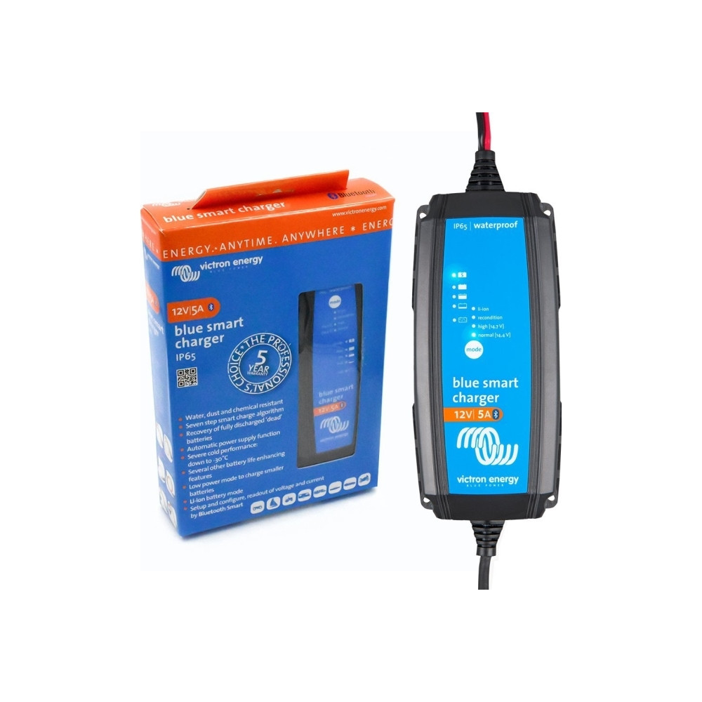 Produktbild för Victron Energy Bly-syra batteriladdare Blue Smart IP65 12/5...