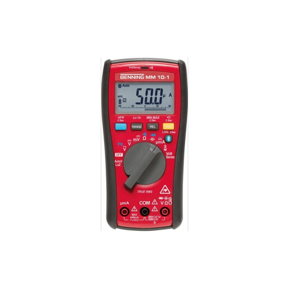 Produktbild för Benning 044687 handhållet digitalt multimeter datalogger LoZ...