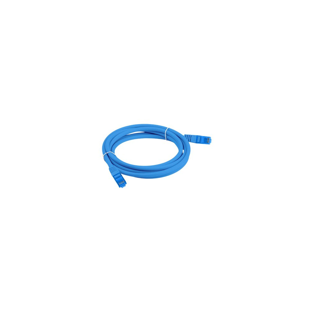 Produktbild för Lanberg patch-kabel - 2 m - blå, RAL 5012