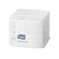 Produktbild för Serviet Tork Xpressnap Fit® N14 hvid 2-lag
