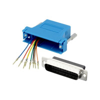 Produktbild för encitech DA9-PMJ8-K-B-RC D-SUB-adapter D-SUB-kontakt 9-polig