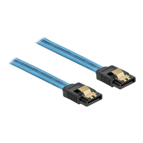 DeLOCK Delock SATA 6 Gb/s Cable UV glow effect - SATA-kabel - 50 cm