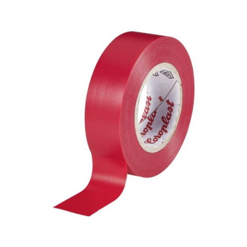 Coroplast Coroplast 302 302-25-RD isoleringstejp röd (L x B) 25 m x 15...
