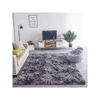 Produktbild för Strado Ombre Shaggy matta 160x230 OmbreGrey (mörkgrå) univer...
