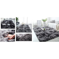 Produktbild för Strado Ombre Shaggy matta 160x230 OmbreGrey (mörkgrå) univer...
