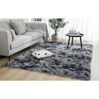 Produktbild för Strado Ombre Shaggy matta 160x230 OmbreGrey (mörkgrå) univer...