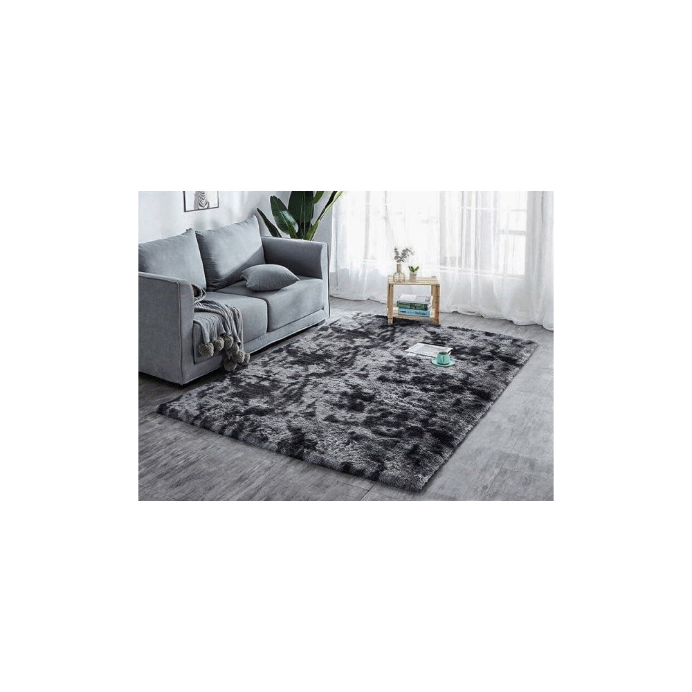 Produktbild för Strado Ombre Shaggy matta 160x230 OmbreGrey (mörkgrå) univer...