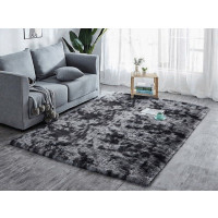 Produktbild för Strado Ombre Shaggy matta 160x230 OmbreGrey (mörkgrå) univer...