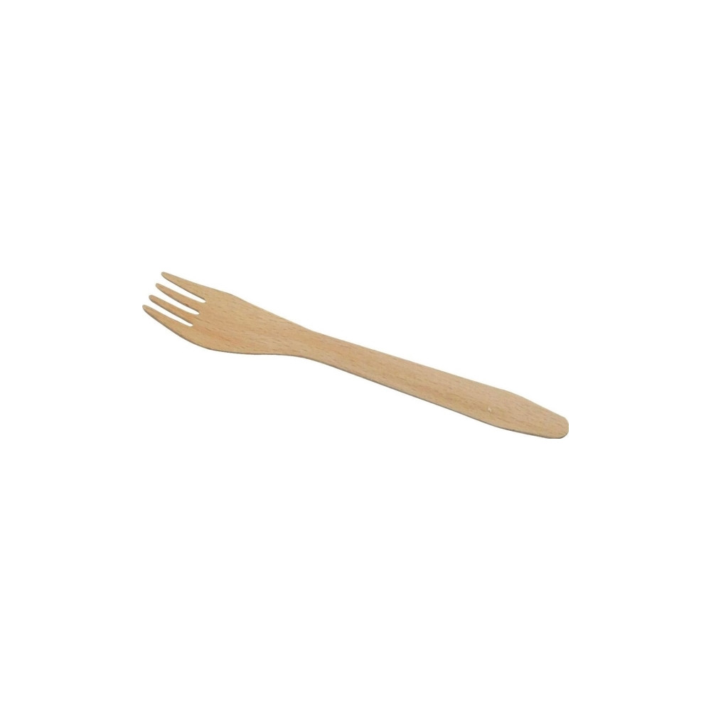 Produktbild för Gaffel 160 mm obehandlat trä,100 st/ps