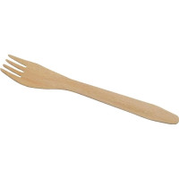 Produktbild för Gaffel 160 mm obehandlat trä,100 st/ps