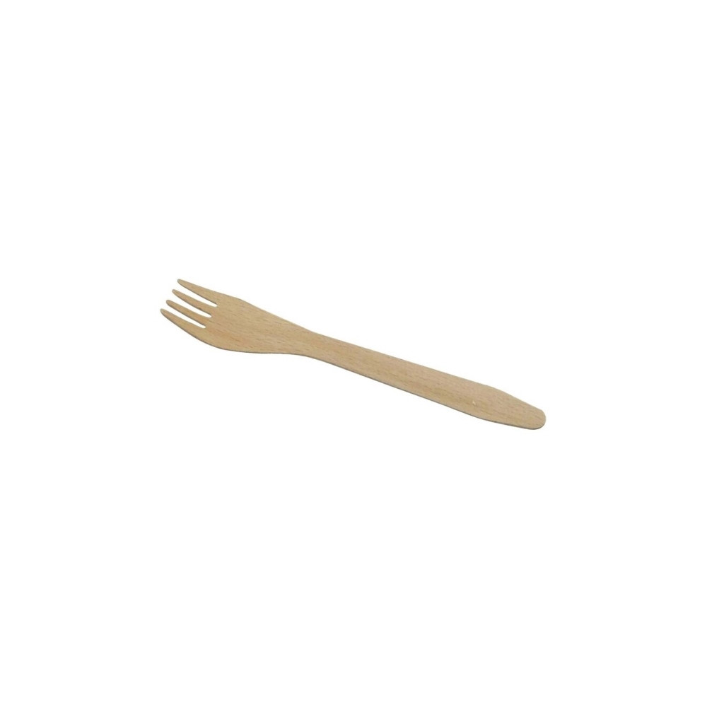 Produktbild för Gaffel 160 mm obehandlat trä,100 st/ps