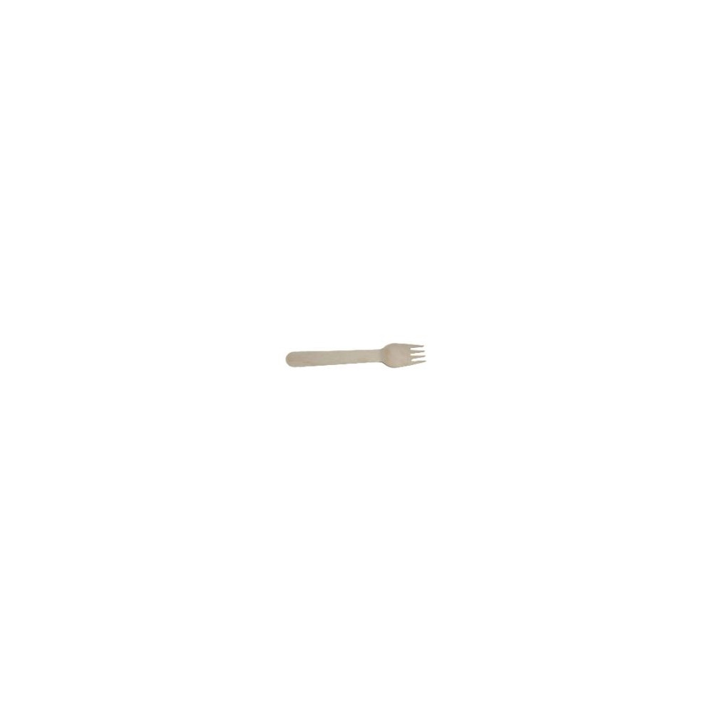Produktbild för Gaffel 160 mm obehandlat trä,100 st/ps