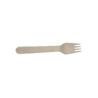 Produktbild för Gaffel 160 mm obehandlat trä,100 st/ps