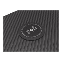 Produktbild för Genesis Holm 510 RGB - skrivbord - rectangular with contoured corners - svart