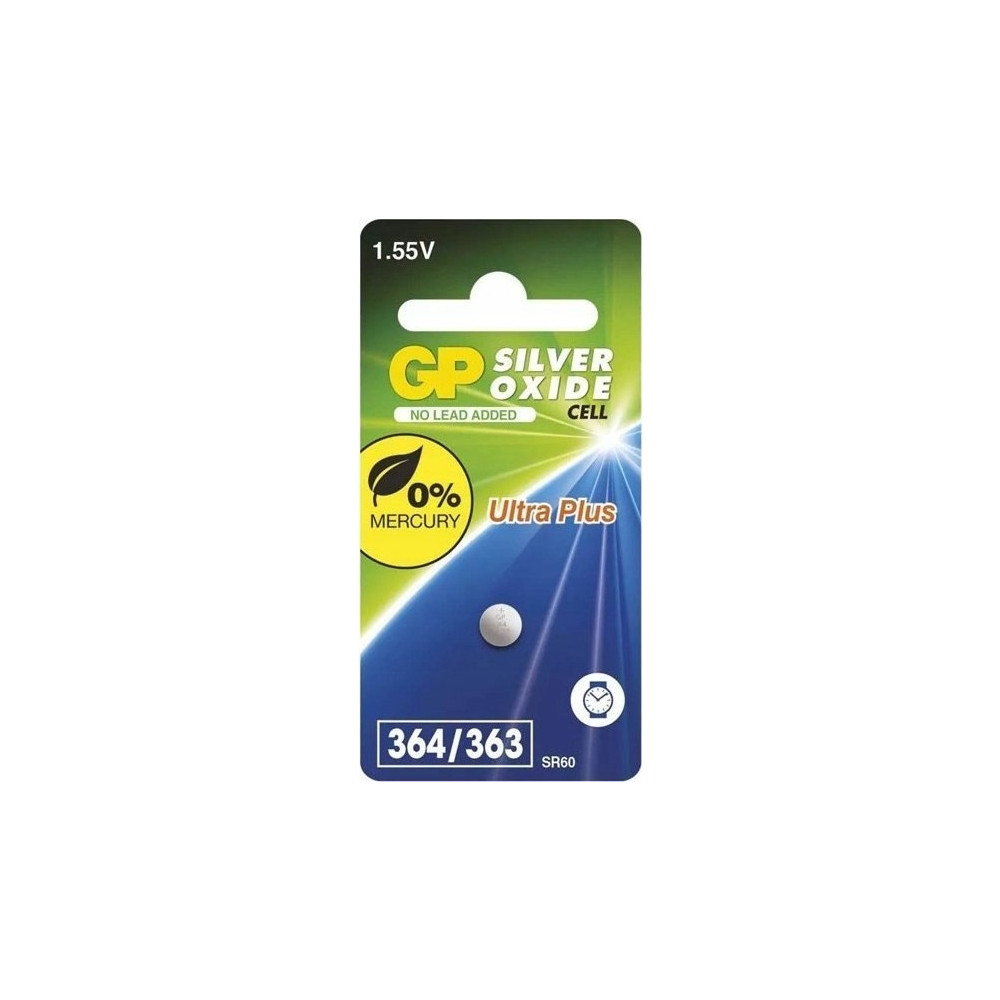 Produktbild för GP Batteries Silver Oxide Cell 364, Engångsbatteri, SR60, Si...