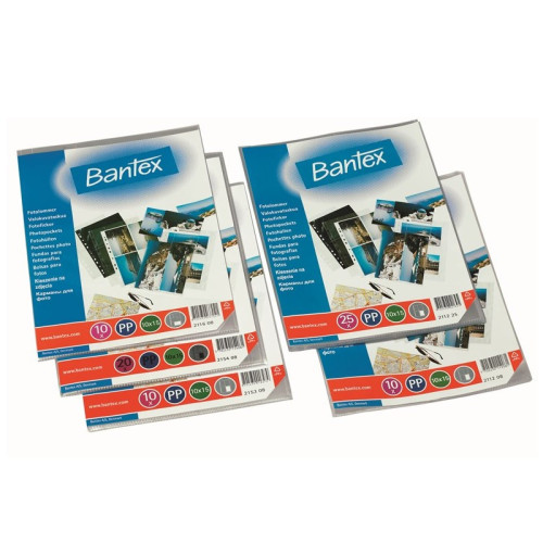 BANTEX Fotolomme Bantex 10x15 cm högformat, transparent