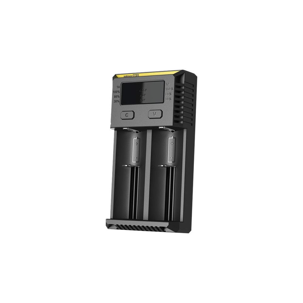 Produktbild för NITECORE Intellicharger New i2 batteriladdare - + växelströmsadapter