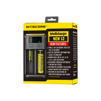 Produktbild för NITECORE Intellicharger New i2 batteriladdare - + växelströmsadapter
