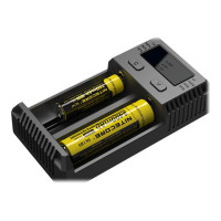 Produktbild för NITECORE Intellicharger New i2 batteriladdare - + växelströmsadapter