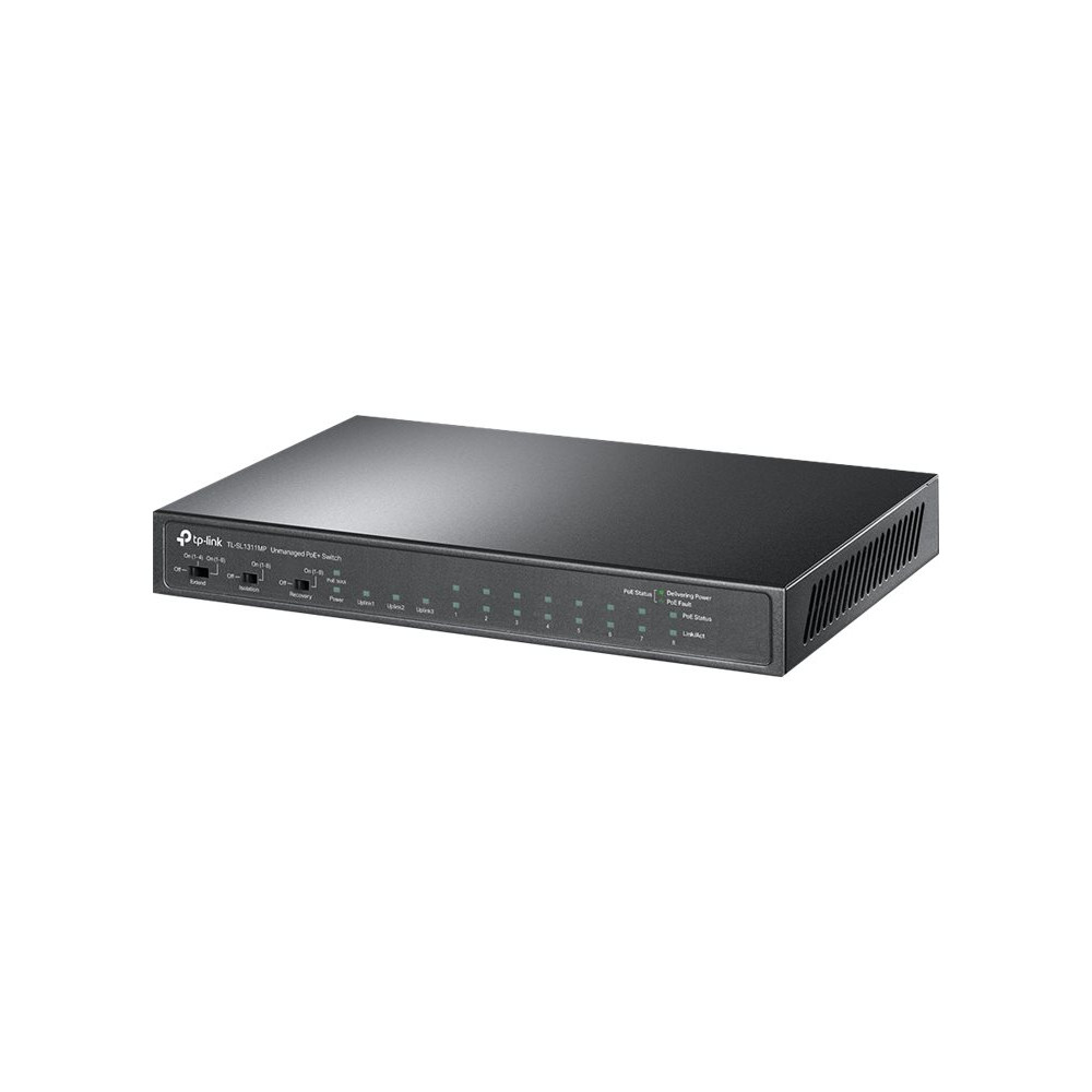 Produktbild för TP-Link TL-SL1311MP V1 - switch - 13 portar - ohanterad - rackmonterbar