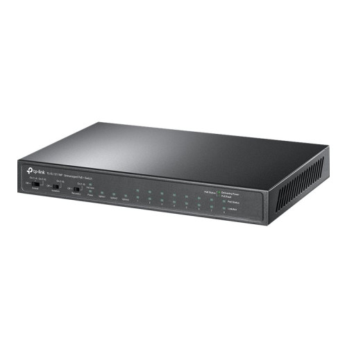 TP-LINK TP-Link TL-SL1311MP V1 - switch - 13 portar - ohanterad - rackmonterbar
