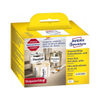 Produktbild för Avery A1933081, Vit, Rektangel, Permanent, Svart på vitt, Ro...