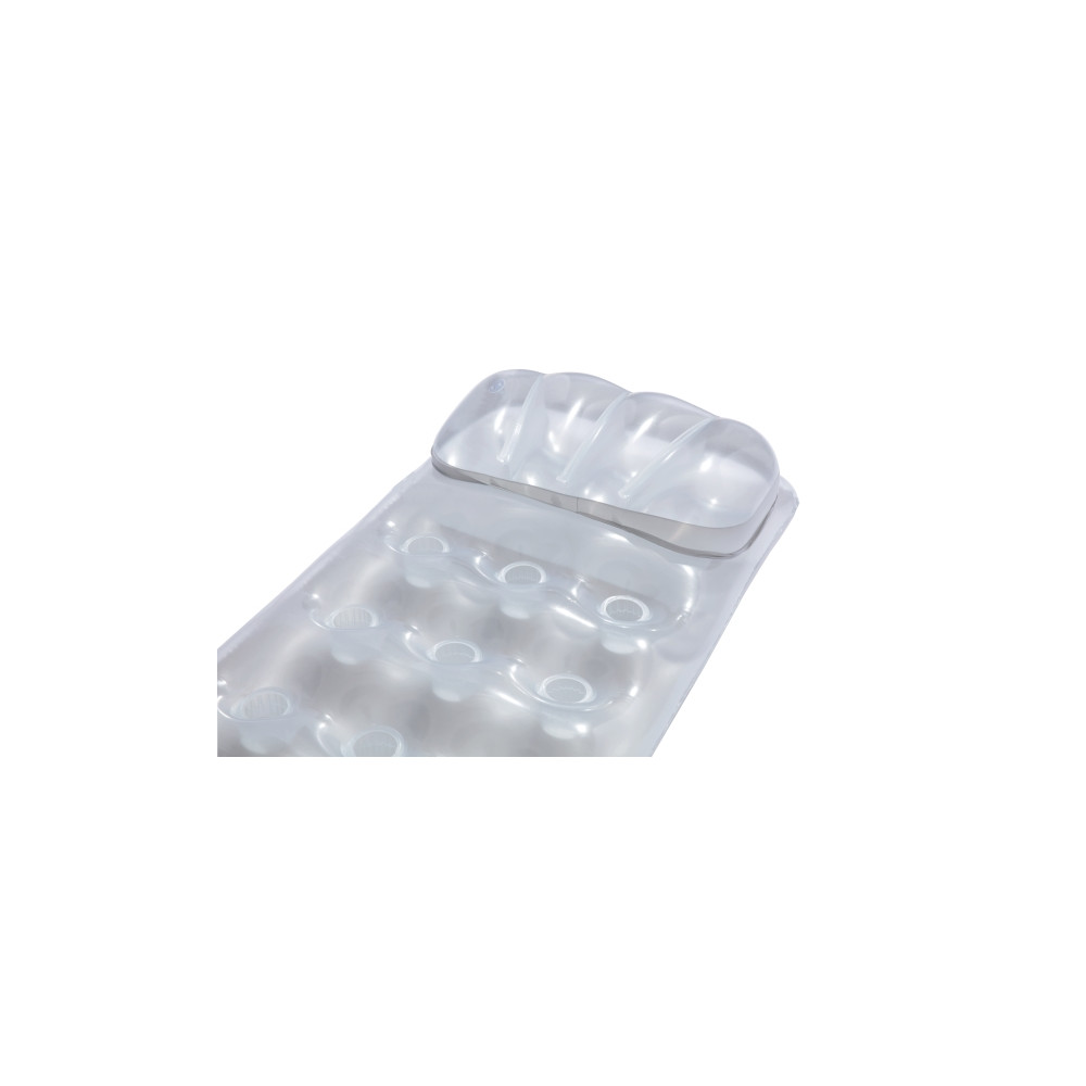 Produktbild för Bestway 43024, Grå, Transparent, Badmadrass, Vinyl, 90 kg, 6...