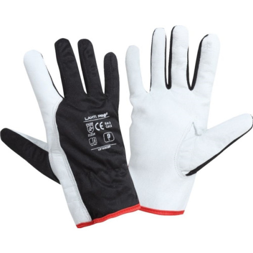 LAHTIPRO Lahti Pro arbetshandskar i getskinn svart 9" 12 par (L272209...
