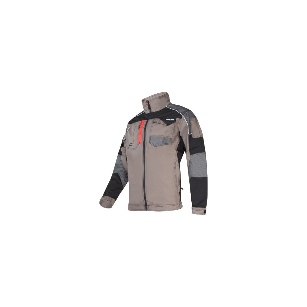 Produktbild för Lahti Pro khaki-svart sweatshirt med stretchinslag S (L40410...